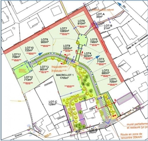 terrain à la vente -   64110  RONTIGNON, surface 746 m2 vente terrain - UBI456226043